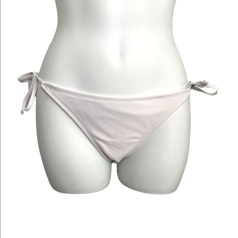 Xhilaration White High Rise Side Ties Bikini Medium